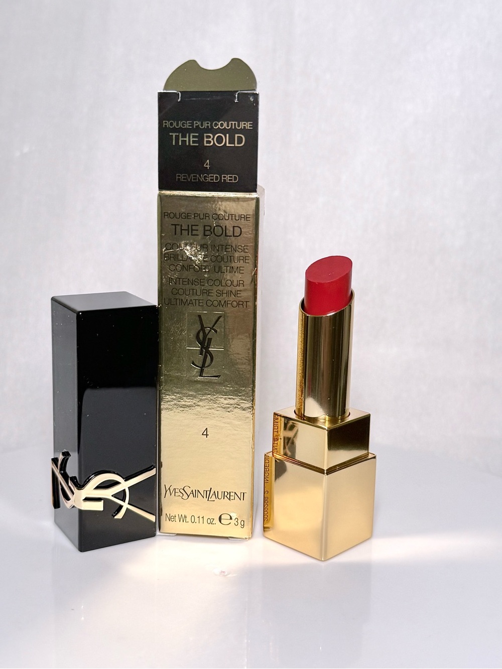 Yves Saint Laurent Bold Rouge Pur Couture Lipstick - Revenged Red
